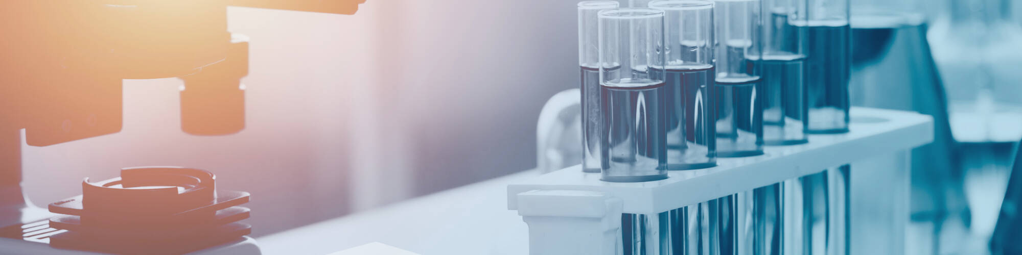 Microscope and Test Tubes